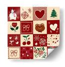 Patrón de Navidad - sucidraw | Cuadro decorativo de Canvas Lab