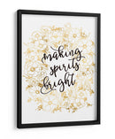 Alegrando el espíritu con flores doradas - Rosana Laiz Blursbyai | Cuadro decorativo de Canvas Lab