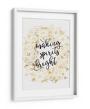 Alegrando el espíritu con flores doradas - Rosana Laiz Blursbyai | Cuadro decorativo de Canvas Lab