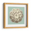Celadon Y Mocha Rosette I - Vision Studio | Cuadro decorativo de Canvas Lab