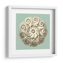 Celadon Y Mocha Rosette I - Vision Studio | Cuadro decorativo de Canvas Lab