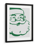 Retro Santa - Verde - Jolly and Dash | Cuadro decorativo de Canvas Lab
