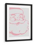 Santa Retro - Rosa - Jolly and Dash | Cuadro decorativo de Canvas Lab