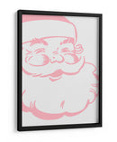 Santa Retro - Rosa - Jolly and Dash | Cuadro decorativo de Canvas Lab