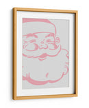 Santa Retro - Rosa - Jolly and Dash | Cuadro decorativo de Canvas Lab