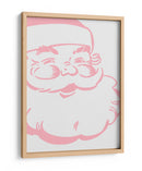 Santa Retro - Rosa - Jolly and Dash | Cuadro decorativo de Canvas Lab