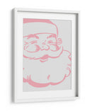 Santa Retro - Rosa - Jolly and Dash | Cuadro decorativo de Canvas Lab