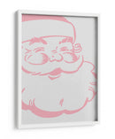 Santa Retro - Rosa - Jolly and Dash | Cuadro decorativo de Canvas Lab