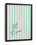 Que Caiga Nieve Rayas de Acuarela - Green - Jolly and Dash | Cuadro decorativo de Canvas Lab