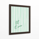 Que Caiga Nieve Rayas de Acuarela - Green - Jolly and Dash | Cuadro decorativo de Canvas Lab
