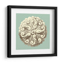 Celadon Y Mocha Rosette Ii - Vision Studio | Cuadro decorativo de Canvas Lab