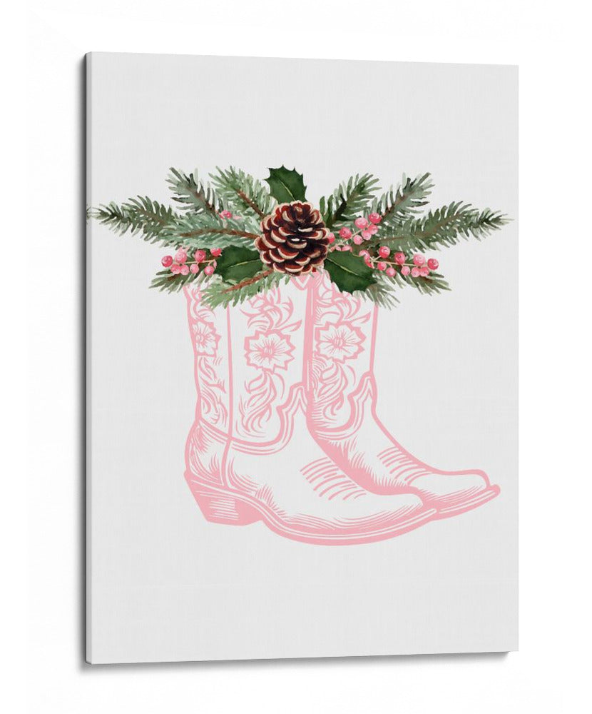 Botas vaqueras festivas - Rosa - Jolly and Dash | Cuadro decorativo de Canvas Lab