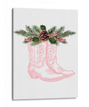 Botas vaqueras festivas - Rosa - Jolly and Dash | Cuadro decorativo de Canvas Lab