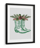 Botas de vaquero festivas - Verdes - Jolly and Dash | Cuadro decorativo de Canvas Lab