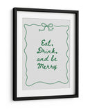 Come Bebe y Sé Feliz Borde de Lazo - Verde - Jolly and Dash | Cuadro decorativo de Canvas Lab