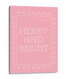 Alegre y brillante - Punto de cruz - Rosa - Jolly and Dash | Cuadro decorativo de Canvas Lab