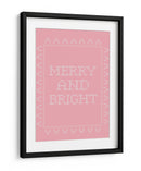 Alegre y brillante - Punto de cruz - Rosa - Jolly and Dash | Cuadro decorativo de Canvas Lab