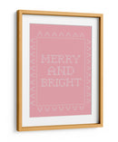 Alegre y brillante - Punto de cruz - Rosa - Jolly and Dash | Cuadro decorativo de Canvas Lab