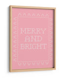 Alegre y brillante - Punto de cruz - Rosa - Jolly and Dash | Cuadro decorativo de Canvas Lab