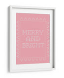 Alegre y brillante - Punto de cruz - Rosa - Jolly and Dash | Cuadro decorativo de Canvas Lab