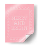 Alegre y brillante - Punto de cruz - Rosa - Jolly and Dash | Cuadro decorativo de Canvas Lab