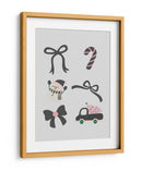 Lindo Conjunto de Lazos Navideños - Black - Jolly and Dash | Cuadro decorativo de Canvas Lab