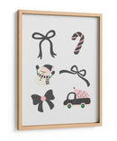 Lindo Conjunto de Lazos Navideños - Black - Jolly and Dash | Cuadro decorativo de Canvas Lab
