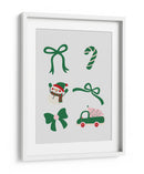Lindo Conjunto de Lazos Navideños - Verde - Jolly and Dash | Cuadro decorativo de Canvas Lab