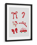 Conjunto de Lazo de Navidad Bonito - Rojo - Jolly and Dash | Cuadro decorativo de Canvas Lab