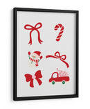 Conjunto de Lazo de Navidad Bonito - Rojo - Jolly and Dash | Cuadro decorativo de Canvas Lab