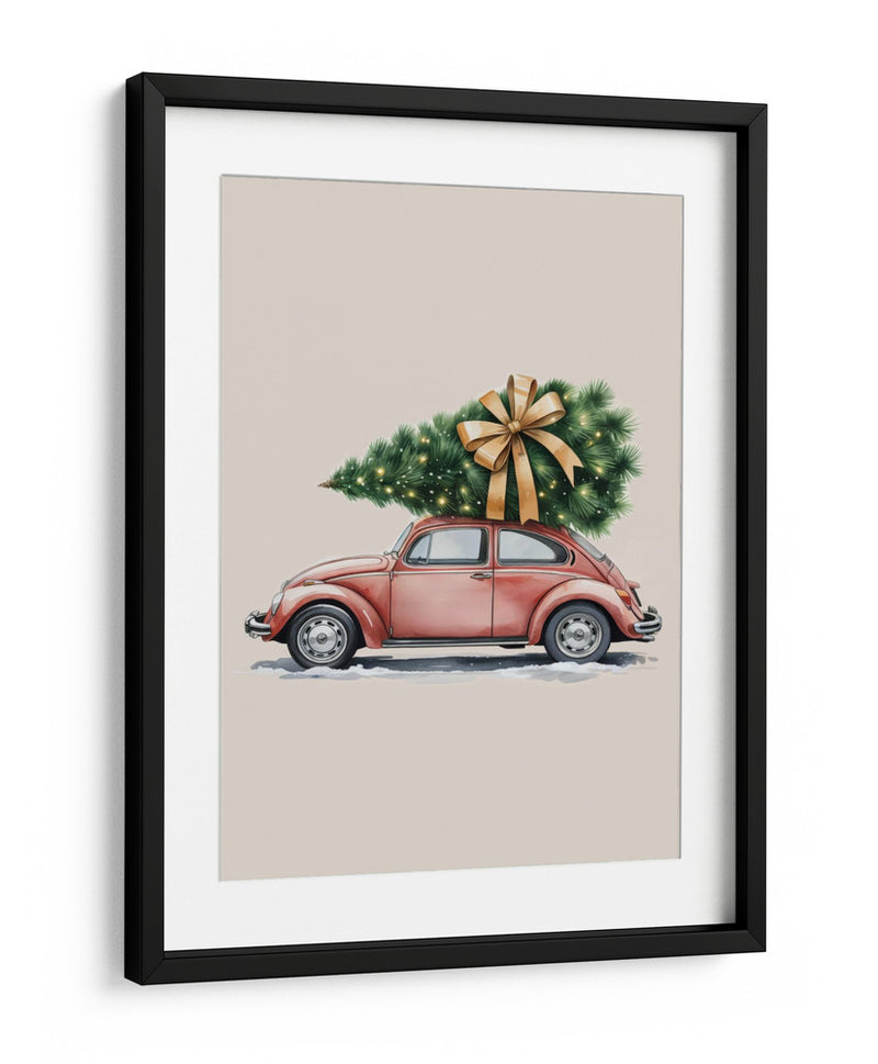 Conduciendo a Casa por Navidad - Andreas Magnusson | Cuadro decorativo de Canvas Lab