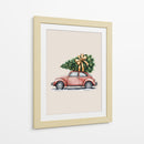 Conduciendo a Casa por Navidad II - Andreas Magnusson | Cuadro decorativo de Canvas Lab