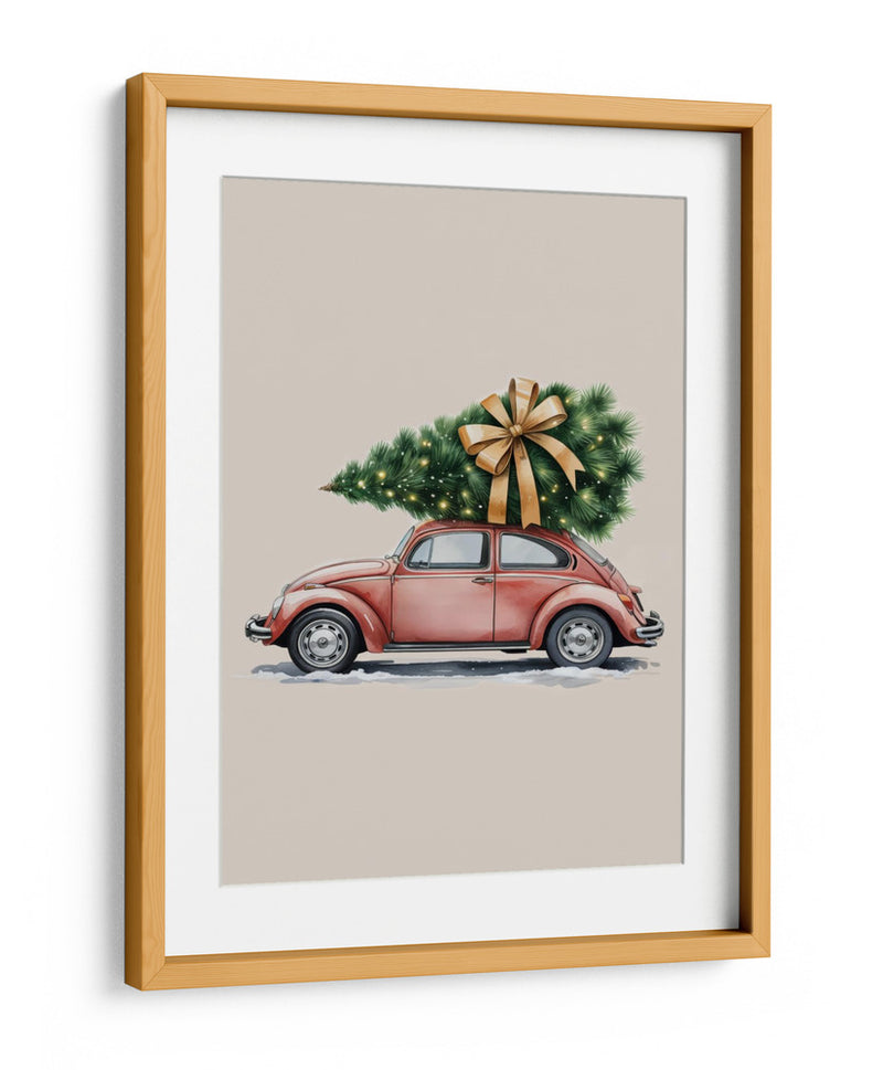 Conduciendo a Casa por Navidad - Andreas Magnusson | Cuadro decorativo de Canvas Lab