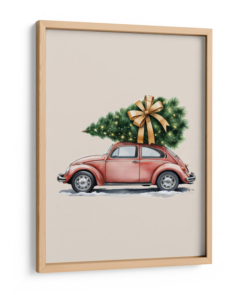 Conduciendo a Casa por Navidad - Andreas Magnusson | Cuadro decorativo de Canvas Lab