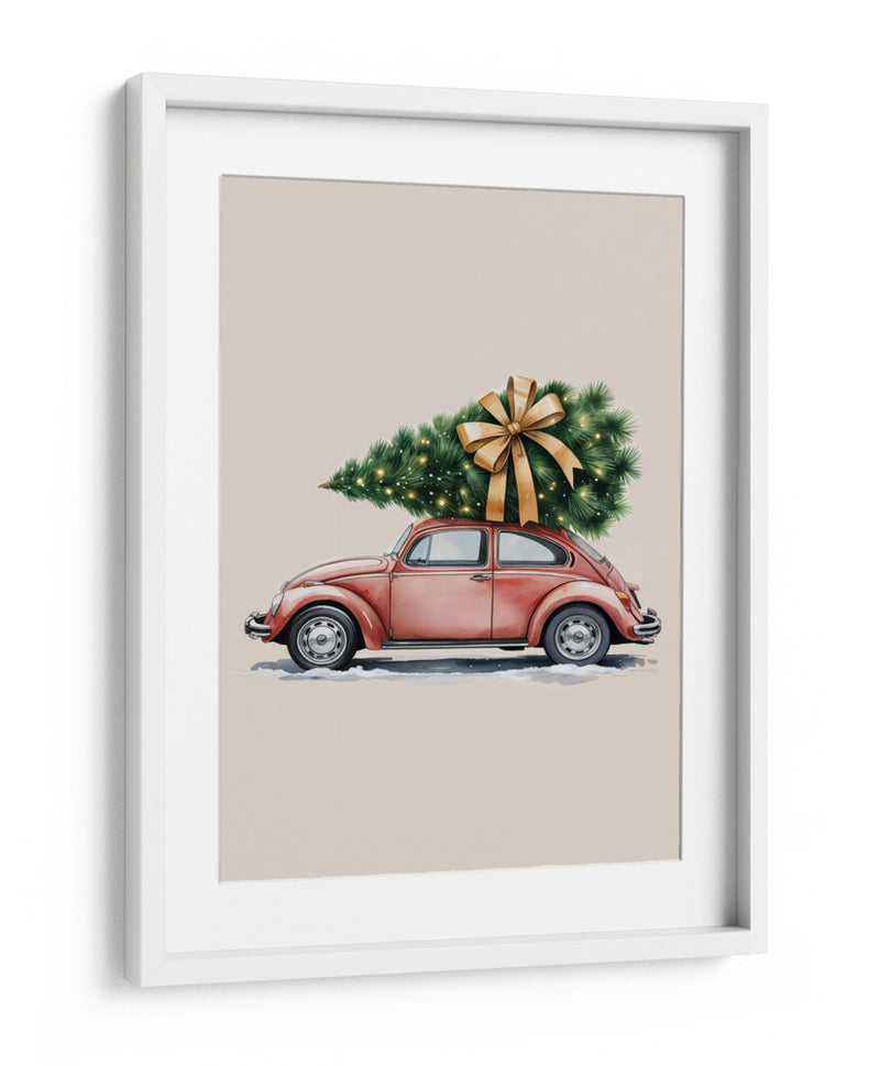 Conduciendo a Casa por Navidad - Andreas Magnusson | Cuadro decorativo de Canvas Lab