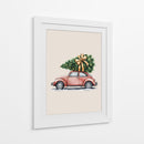Conduciendo a Casa por Navidad II - Andreas Magnusson | Cuadro decorativo de Canvas Lab