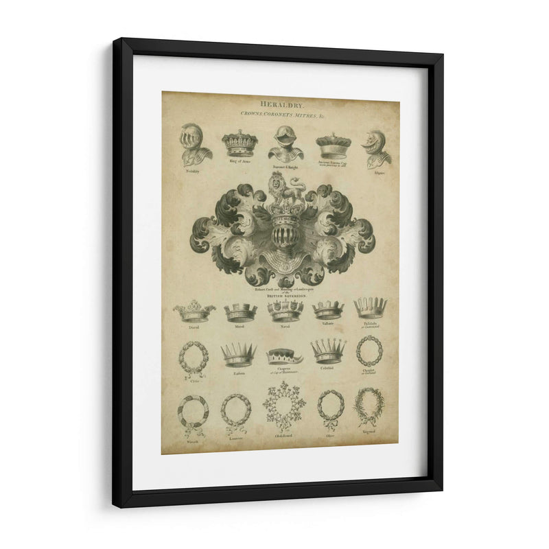 Coronas Heráldicas Y Coronas I - Milton Coppo | Cuadro decorativo de Canvas Lab