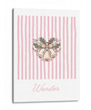 Bells Wonder - Rayas Rosadas - Jolly and Dash | Cuadro decorativo de Canvas Lab