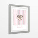 Bells Wonder - Rayas Rosadas - Jolly and Dash | Cuadro decorativo de Canvas Lab