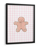 Hombre de jengibre retro - Guinga rosa - Jolly and Dash | Cuadro decorativo de Canvas Lab