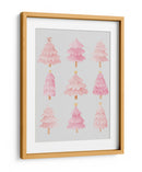 Nueve Árboles de Navidad Rosados - Jolly and Dash | Cuadro decorativo de Canvas Lab