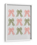 Nueve Lazos Festivos - Verde y Rosa - Jolly and Dash | Cuadro decorativo de Canvas Lab