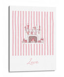 Amor de Chimenea - Rayas Rosadas - Jolly and Dash | Cuadro decorativo de Canvas Lab