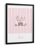 Amor de Chimenea - Rayas Rosadas - Jolly and Dash | Cuadro decorativo de Canvas Lab