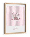 Amor de Chimenea - Rayas Rosadas - Jolly and Dash | Cuadro decorativo de Canvas Lab