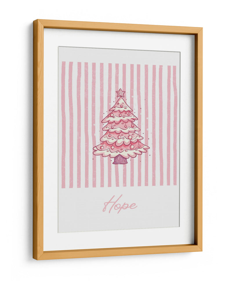 Árbol de Navidad Esperanza - Rosa - Jolly and Dash | Cuadro decorativo de Canvas Lab
