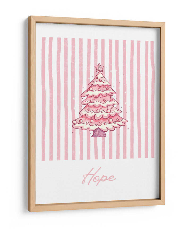 Árbol de Navidad Esperanza - Rosa - Jolly and Dash | Cuadro decorativo de Canvas Lab