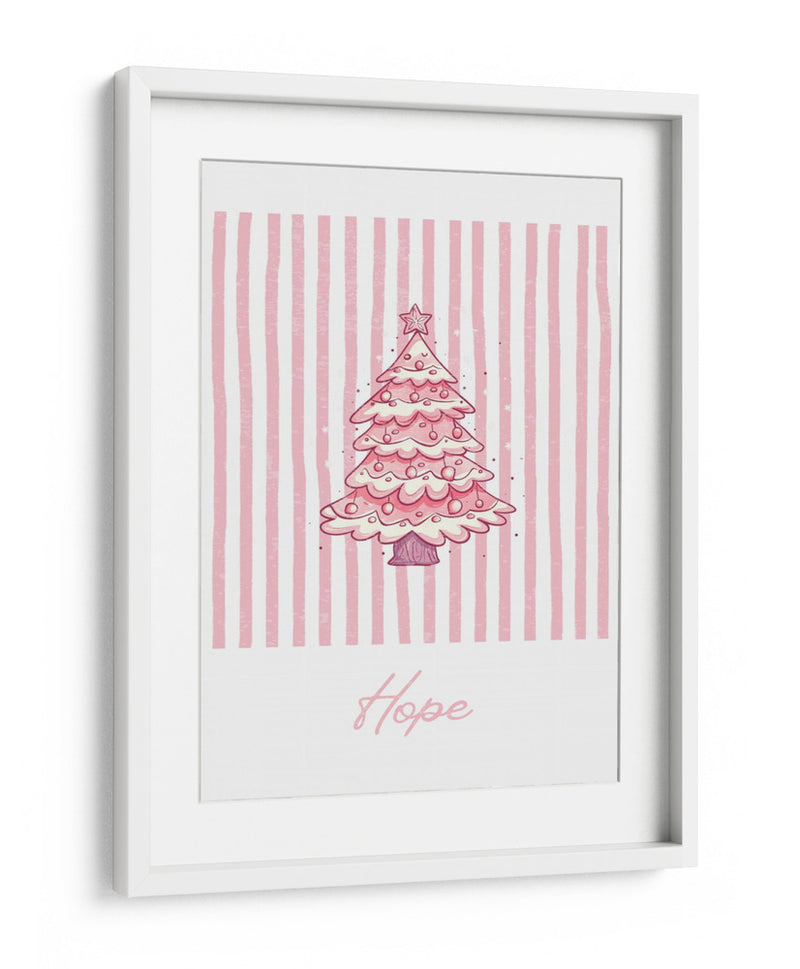 Árbol de Navidad Esperanza - Rosa - Jolly and Dash | Cuadro decorativo de Canvas Lab