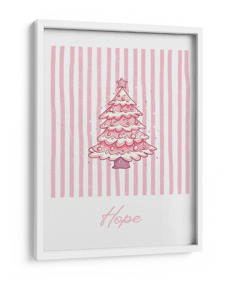 Árbol de Navidad Esperanza - Rosa - Jolly and Dash | Cuadro decorativo de Canvas Lab