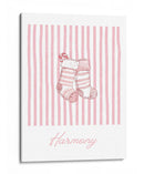 Armonía de Calcetines - Rayas Rosas - Jolly and Dash | Cuadro decorativo de Canvas Lab